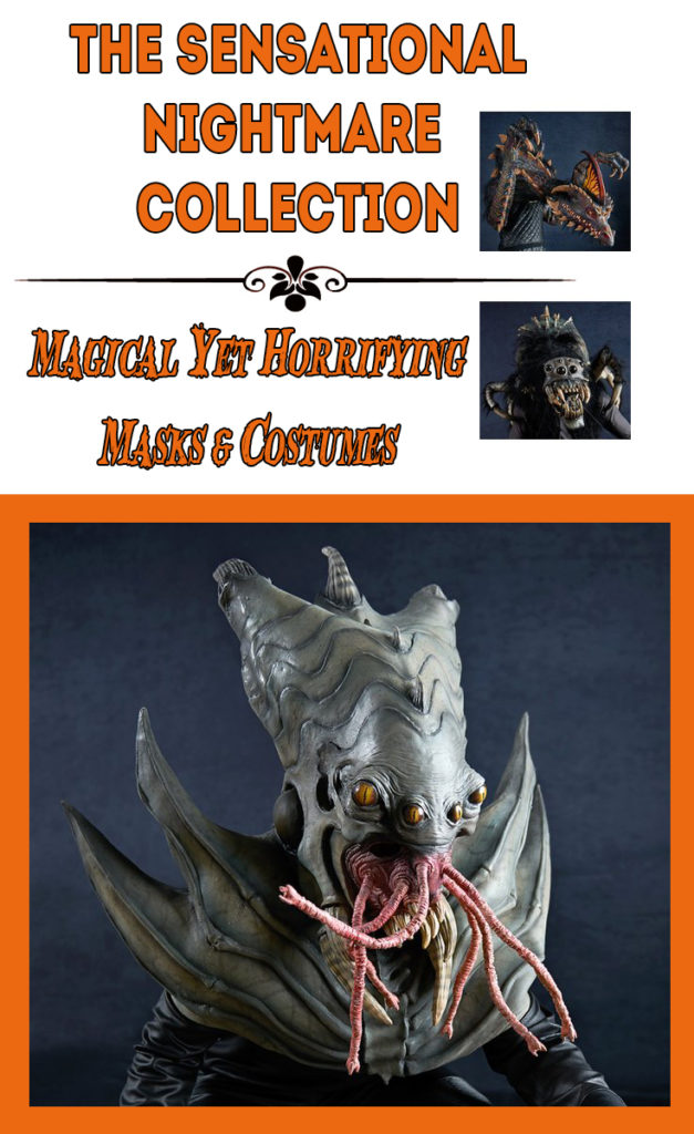 The Sensational Nightmare Collection of Masks and Costumes. The Nightmare Collection of Masks and Costumes is handcrafted by master sculptor Mario Chiodo. Each individual mask and costume is painted by hand and the detailing is fantastic.