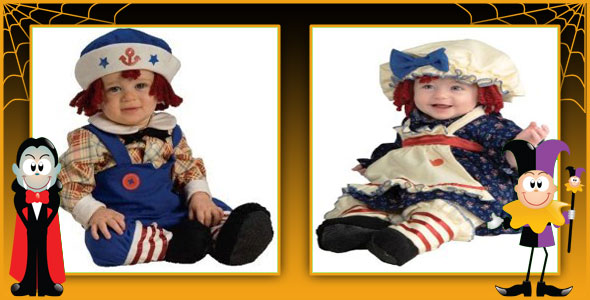 Raggedy Ann and Andy costumes